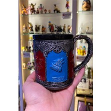 Kingdom Of 3d Game Of Thrones Kupa (V1) El Boyaması Seramik & Polyester Kupa