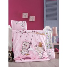 Recos Pınk Dream Kutulu Bebek Nevresim Takımı  - Pembe - 0 - 12 Ay Pembe