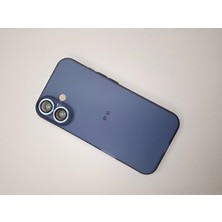 Epro iPhone 16 Uyumlu Ultra Ince Tam Kamera Lens Korumalı Hoparlör Toz Önleycili Mat Şeffaf Kılıf