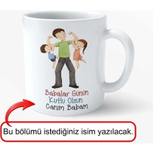 Babalar Günü Özel – Babalar Günün Kutlu Olsun Tasarımlı Porselen Kupa | Hediye Kupa