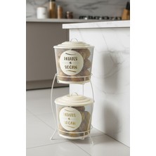 Feyza Design Iki Katlı Soğan ve Patates Saklama Kabı, Pratik ve Şık Tasarım
