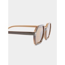 Parfois Kadın Sekizgen Çerçeveli Güneş Gözlüğü Koyu Kahverengi