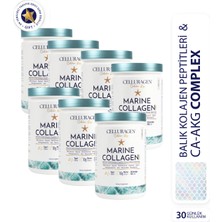 CELLURAGEN Cellular Life Marine Collagen Complex Balık Kolajeni Peptitleri ve Ca- Akg Içeren Takviye x 7 Adet