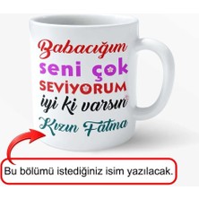 Babalar Günü Özel – Babalar Günün Kutlu Olsun Tasarımlı Porselen Kupa | Hediye Kupa