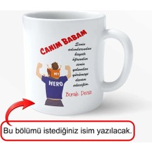 Babalar Günü Özel – Canım Babam Tasarımlı Porselen Kupa | Hediye Kupa