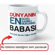 Babalar Günü Özel – Babalar Günün Kutlu Olsun Tasarımlı Porselen Kupa | Hediye Kupa