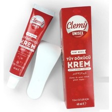 Clemly Clemy Tüy Dökücü Krem 40 ml Tüm Ciltler İçin Yeni Nesil Etkili Formül