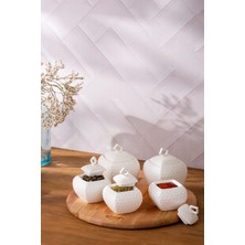 Feyza Design Renkli 5'li Baharat Seti, Lezzetli Yemekler Için Mükemmel Seçenek