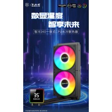 Bubalus Smart Display 240 Black  Intel-Amd Uyumlu Işlemci Sıvı Soğutucu