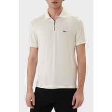 Armani Exchange Regular Fit Logolu Fermuarlı Polo Erkek Polo XM002372 AF21936 U0009
