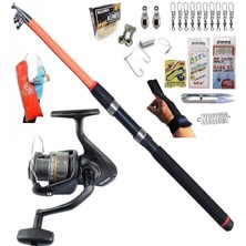 Oslo Okuma Revenger Rv-40 210CM 50-150GR Piranha Dolphin Kıyı Spin Olta Takımı Seti