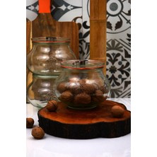 Feyza Design Şık 3'lü 1062 ml Cam Kavanoz Seti, Pratik ve Kullanışlı Saklama Çözümü