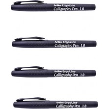 Artline Ergoline Calligraphy Pen 1.0 Black ( 4 Adet )