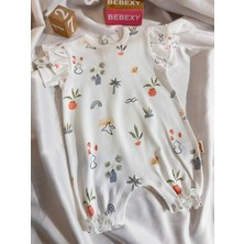 bebexy Kolları Fırfır Detaylı Desenli Tulum