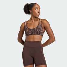 Adidas Performance KF5702 Optime Leopard Strappy Light Support Bra