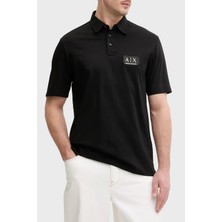 Armani Exchange Pamuklu Regular Fit Logolu Düğmeli Polo Erkek Polo XM002232 AF10364 UC001