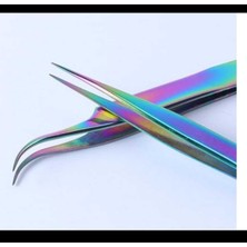 Özgürce Ipek Kirpik Cımbız Seti Paslanmaz Çelik Takma ve Ayırma Cımbızleri