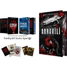 Guardian Yayınları Oyuncak Mahşeri Yan Boyamalı Kutu Ciltli ve Arhavili 1 Medcezir Yan Boyamalı Ciltli