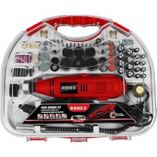 Rodex E. Mini Taşlama ve Gravür Seti 135W 10000-32000RPM Bmc 210 Parça Aksesuarlı