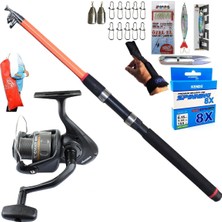 Oslo Okuma Revenger Rv-40 210CM 50-150GR Piranha Dolphin Spin Olta Takımı Seti