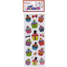 Ticon Sticker Puffy Kabartma Etiket 348930 Pasta