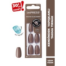 Özgürce Kendinden Yapışkanlı Uzun Vizon Tırnaklar, Şıklığa Şıklık Katın