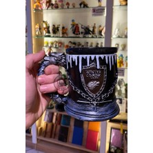 Kingdom Of 3d Game Of Thrones Kupa (V2) El Boyaması Seramik & Polyester Kupa