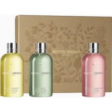 Molton Brown Floral-Green Kollektion 3’lü Duş Jeli Hediye Seti