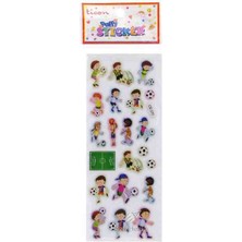 Ticon Sticker Puffy Kabartma Etiket 348955 Futbol