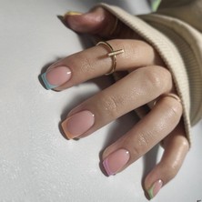 Özgürce 24'lü Takma Tırnak ve Yapıştırıcı Seti, Kolay ve Hızlı Uygulama