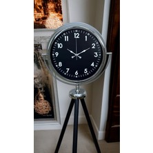 Çetiner Group Prestige Krom Tripod Ayaklı Saat