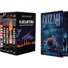 İndigo Kitap Karantina Serisi Seti-5 Kitap Takım- Ciltli Kutulu ve Duzah 2 Sonsuz Acı Yan Boyamalı Ciltli