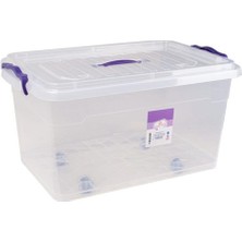 Feyza Design Pratik 50 Lt Saklama Kutusu Tekerlekli Hobi ve Depolama Çözümü