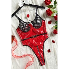 BMD Yana Fantezi Bodysuit - Kırmızı