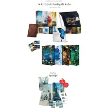 Ephesus Yayınları Gökçen Serisi 4 Kitap Yan Boyalı Kutulu ve Çalıntı Hayat 1 Hediyeli Kutu Ciltli