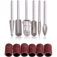 Özgürce 6 Adet Törpü ve Zımpara Ucu Seti, Tırnak Süsleme ve Bakım Için