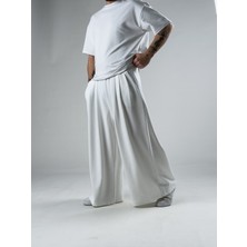 Cocopelli Oversize Samurai Beyaz Erkek Pantolon COC2905