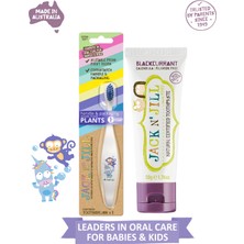 Jack N' Jill Jack N Jill Bebek/çocuk Diş Fırçalama Seti (Unicorn&monkey Diş Fırçası + Frenk Üzüm Aromalı Diş Macunu 50G)