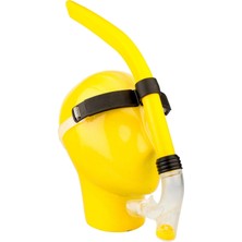 Pirana Yetişkin Valfli Önden Şnorkel Deniz Havuz Yüzücü Şnorkeli