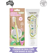 Jack N' Jill Jack N Jill Bebek/çocuk Diş Fırçala Seti (Silikon Diş Fırçası + Aromasız Diş Macunu 50G)