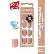 Özgürce Kendinden Yapışkanlı Kısa Tarçın Tırnak Seti, Şık ve Kolay Kullanım