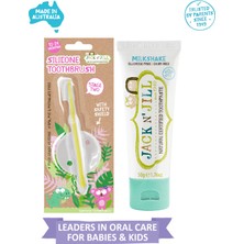 Jack N' Jill Jack N Jill Doğal Diş Bakım Seti (Silikon Diş Fırçası + Milkshake Aromalı Macun 50G)