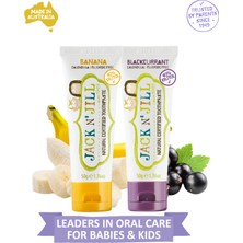 Jack N' Jill Jack N Jill Doğal Sertifikalı Diş Macunu Muz & Frenk Üzüm Aromalı 2\'li Paket (2X50G)