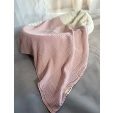 Elias Baby Organik Müslin Bebek Battaniyesi Çift Katlı %100 Pamuk Gots Sertifikalı 75X75 cm