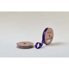 Biye Saten Katlı 019 Koyu Mor 2 cm 25 Metre %100 Polyester