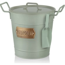 Feyza Design Yeşil Renkli Deterjan Saklama Kabı, Pratik ve Şık Tasarım