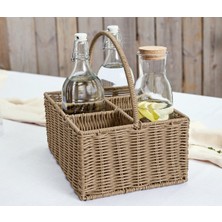 Feyza Design Kolay Taşıma Şişe Sepeti, Pratik ve Şık Saklama Çözümü