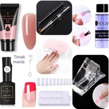 Özgürce 7 Parça Poly Gel Seti, Pratik ve Şık Takma Klipsli Tasarım