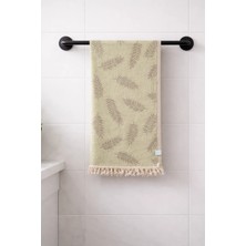 AQUATOLIA Doğa Peştemal - %100 Pamuk- 100X180- Peştemal- Plaj Havlusu- Yaprak Desen