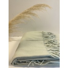 ICON SILK %100 Saf Ipek Koltuk Şalı (Açık Yeşil)